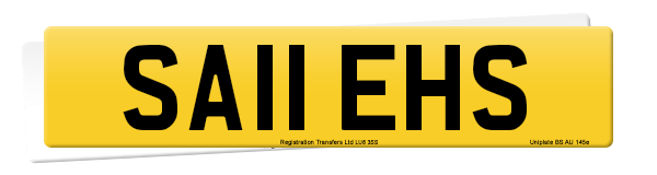 Registration number SA11 EHS